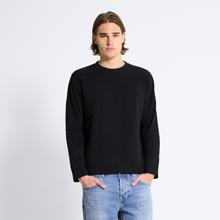 Long sleeve tee "Lion" Black